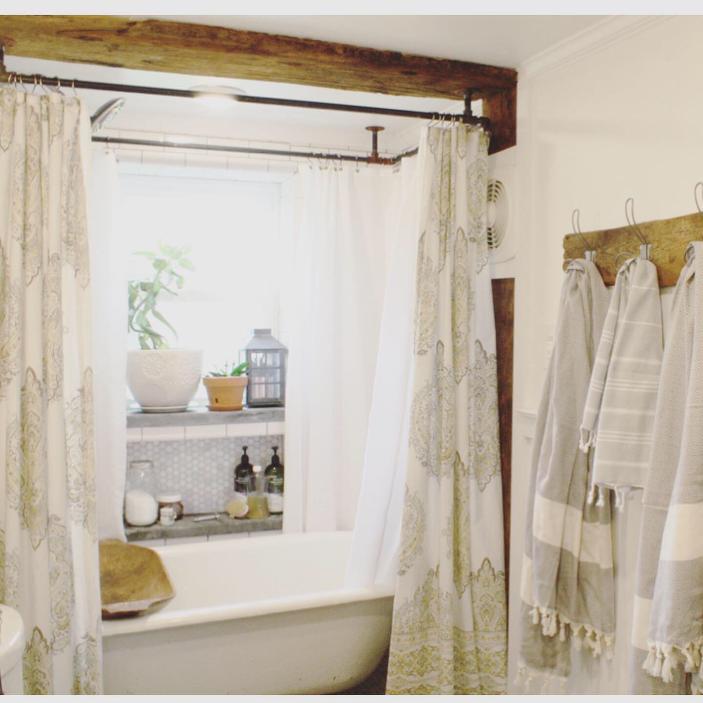 farmhouse claw foot tub renovation