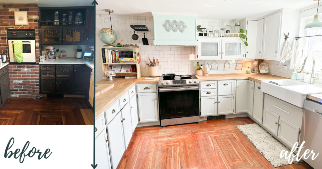 100 year old farmhouse kitchen renovation