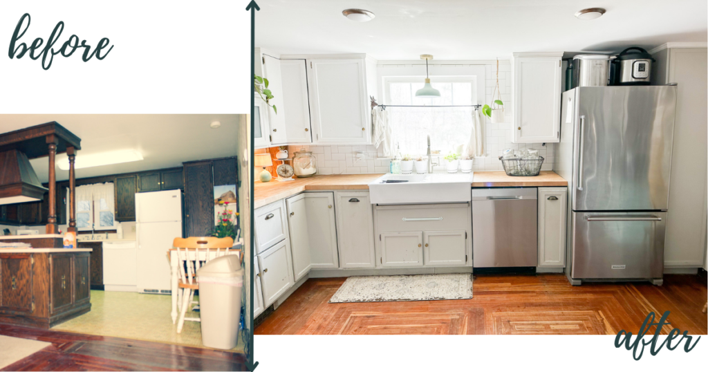 100 year old farmhouse kitchen renovation