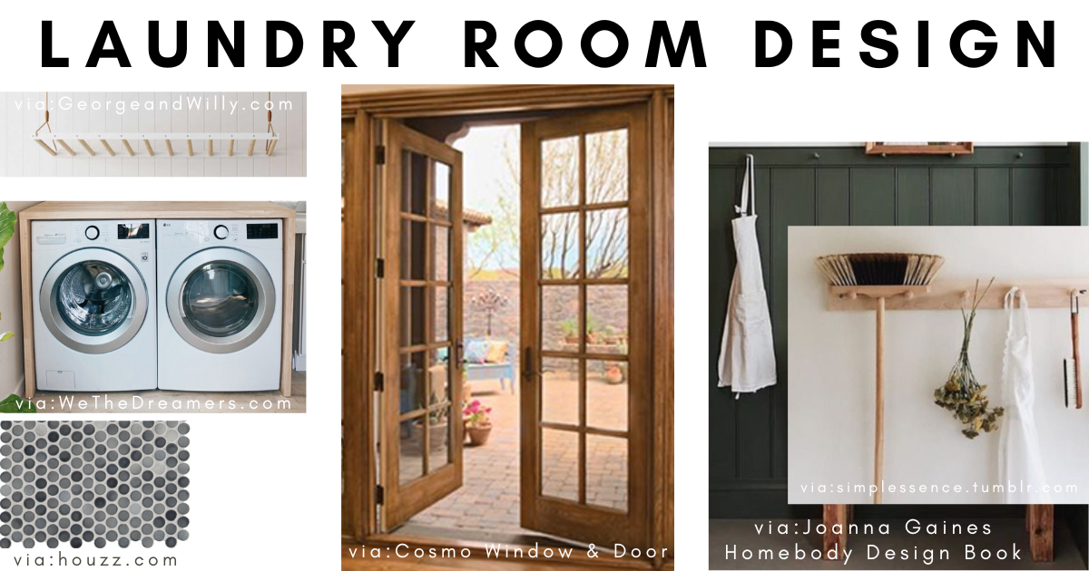 laundry room design board