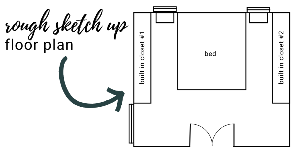 diy built in rough floor plan

